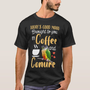Groene kaas zorgt voor goede koffie en kont papega t-shirt