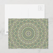 Groene Kaleidoscoop Briefkaart (Voorkant / Achterkant)