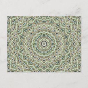 Groene Kaleidoscoop Briefkaart
