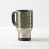Groene Kaleidoscoop Reisbeker (Voorkant links)