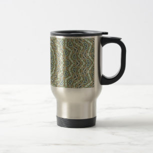 Groene Kaleidoscoop Reisbeker