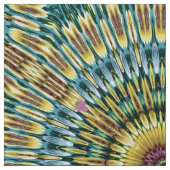 Groene Kaleidoscoop Zomer Stof (Swatch)