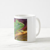 Groene Kameleon Koffiemok (Voorkant rechts)