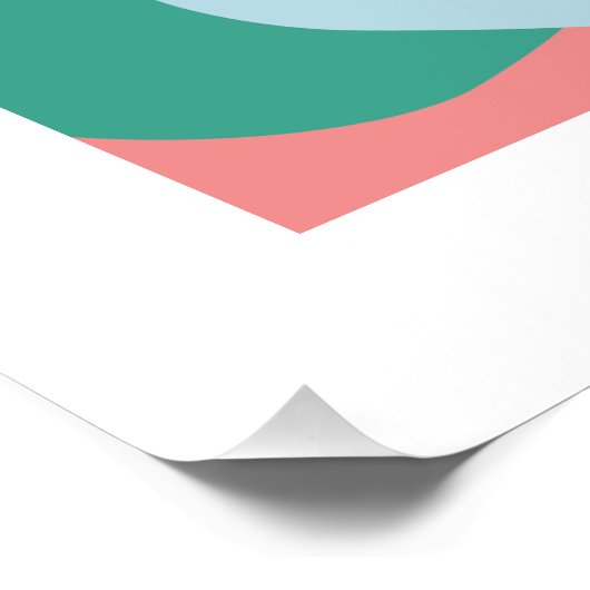 Groene Kameleon Perfect Poster (Hoek)