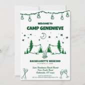 Groene Kamp Afscheidscadeau Weekenduitstap Kaart (Voorkant)