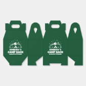 Groene Kampeer Bach Party Bedankdoosjes (Ongevouwen)