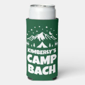 Groene Kampeer Bach Party Seltzer Blikjeskoeler (Seltzer Achterkant)