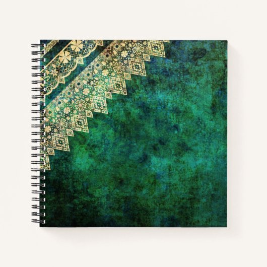  groene kant notitieboek (Voorkant)