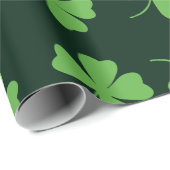 Groene kantelpatroon St Patricks Day Cadeaupapier (Rol Hoek)