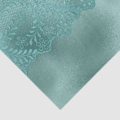 Groene kanten bruidsontbijt met Robbenei Tissuepapier (Detail)