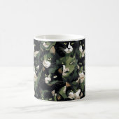 Groene kat camouflage koffiemok (Center)