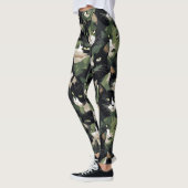 Groene kat camouflage leggings (Links)