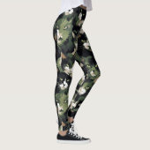 Groene kat camouflage leggings (Rechts)
