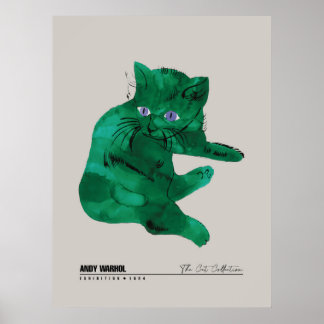 Groene Kat Poster