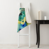 Groene kat Sherpa Deken (In situ)