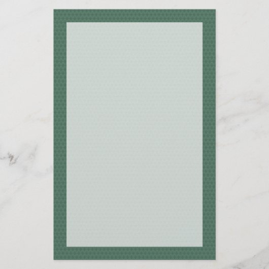 Groene Kathedraalboog Briefpapier (Voorkant)