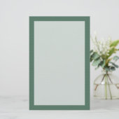 Groene Kathedraalboog Briefpapier (Staand voorkant)