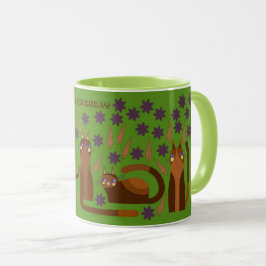 GROENE KATTENBOKAL VOOR VERJAARDAG MOK