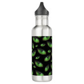 Groene kattenogen, waterflesje waterfles (Links)