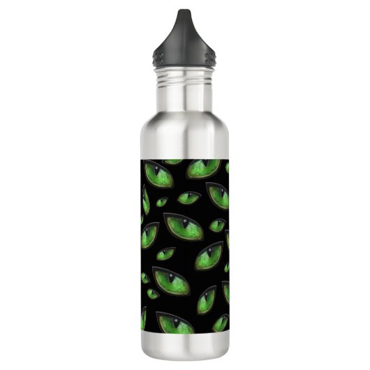 Groene kattenogen, waterflesje waterfles  (Links)