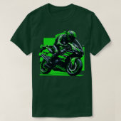 Groene Kawasaki ZX10R T-shirt (Design voorkant)