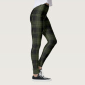 Groene Kelp, zwart, Hunter Green Colors Tartan Leggings (Rechts)