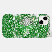 Groene Keltische Bloem Hart Chakra Heilige Geometr Case-Mate iPhone Case (Achterkant (horizontaal))