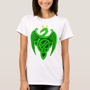 Groene Keltische Dragon T Shirt