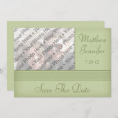 Groene Keltische Foto sparen de Aankondiging van d (Voorkant / Achterkant)