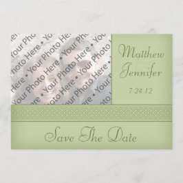 Groene Keltische Foto sparen de Aankondiging van d