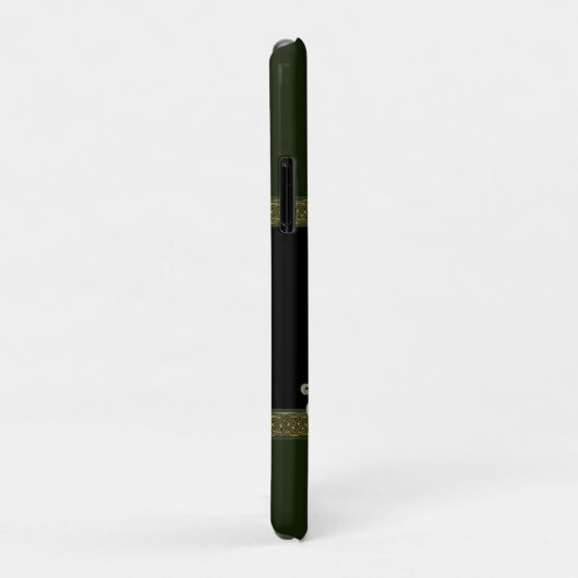 Groene Keltische Geweien Man Case-Mate iPhone Case (Achterkant/rechts)