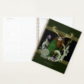 Groene Keltische Geweien Man Planner (Display)