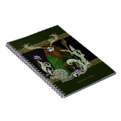 Groene Keltische Geweiman Notitieboek (Rechterzijde)