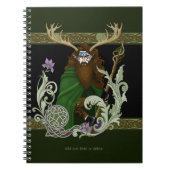 Groene Keltische Geweiman Notitieboek (Voorkant)