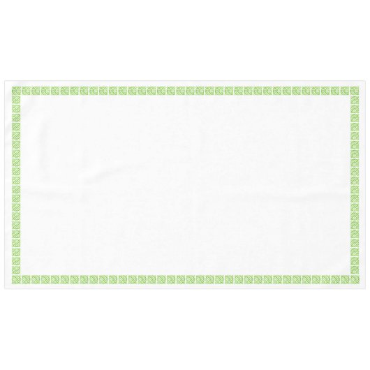GROENE KELTISCHE KNOOP 60x104 Tafelkleed (Voorkant (Horizontaal))