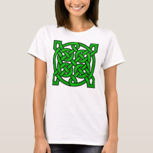 Groene Keltische knopen T-shirt