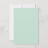 Groene Keltische Krans Huwelijk Save The Date (Achterkant)
