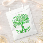Groene Keltische levensboom Bedankzakje (Geknipt)