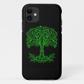 Groene Keltische levensboom Case-Mate iPhone Case (Achterkant)