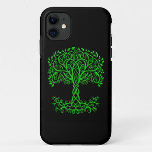 Groene Keltische levensboom Case-Mate iPhone Case
