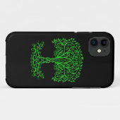 Groene Keltische levensboom Case-Mate iPhone Case (Achterkant (horizontaal))