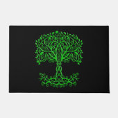 Groene Keltische levensboom Deurmat (Voorkant)