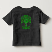 Groene Keltische levensboom Kinder Shirts (Voorkant)
