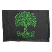 Groene Keltische levensboom Kussensloop (Voorkant)