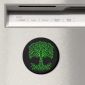 Groene Keltische levensboom Magneet (Insitu (Vaatwasser))