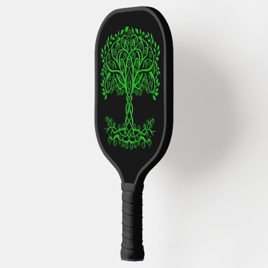Groene Keltische levensboom Pickleball Paddle (Links)