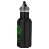 Groene Keltische levensboom Waterfles (Rechts)