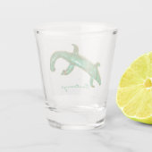groene keramische hagedis Thunder_Cove Shot Glas (Achterkant)