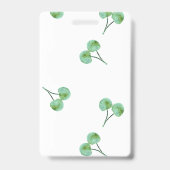 Groene Kers Badge (Achterkant)