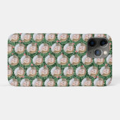 Groene Kerst Bloemige Moderne Familie foto Case-Mate iPhone Case (Achterkant (horizontaal))